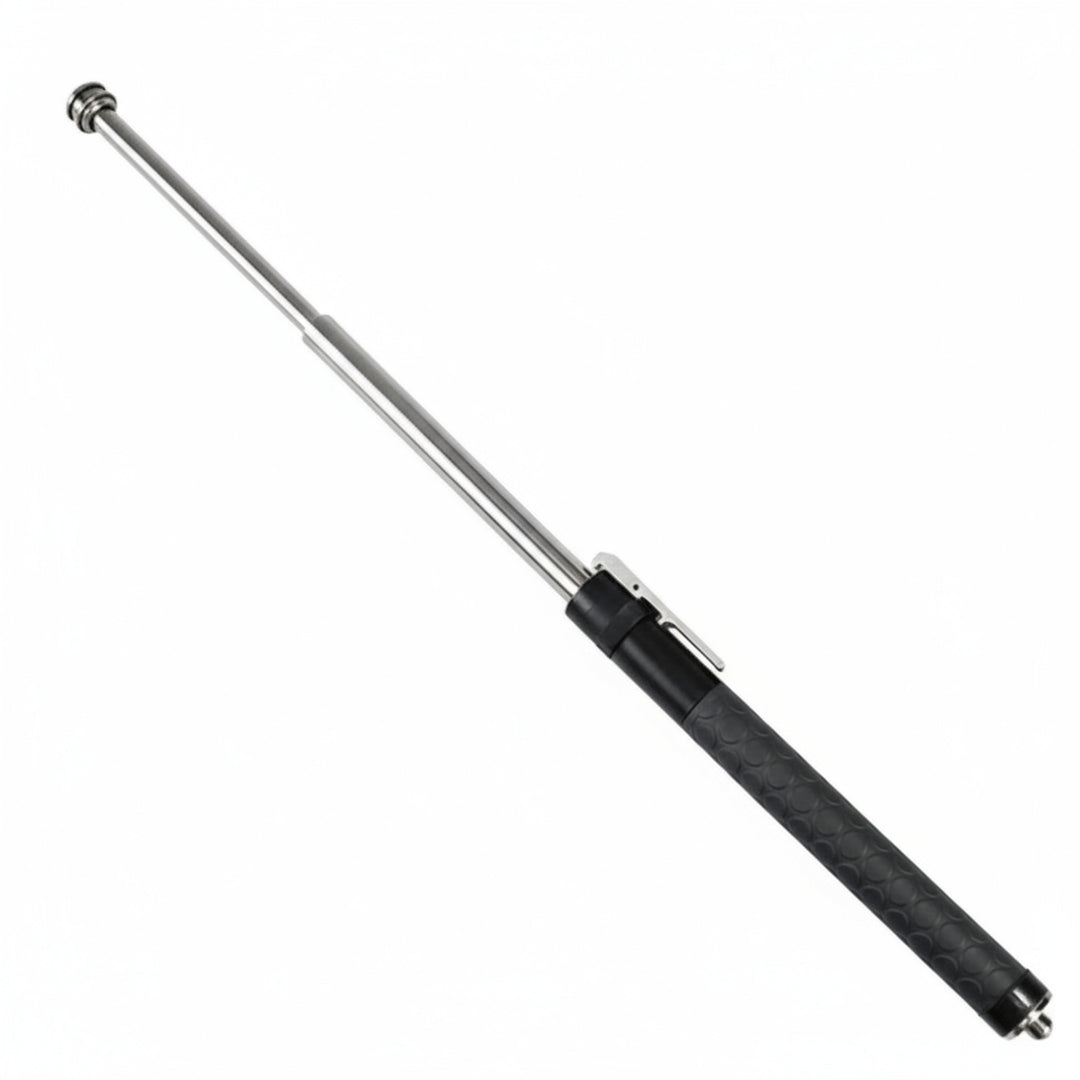 Retractable Self-Defense Baton Textured Grip & Wrist Strap Self Defense Stick - Image 11