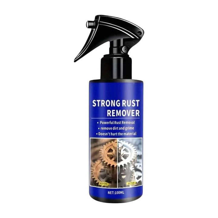 Rust Remover Spray For Metal Fast-Acting Cleaner Liquid Formula In Blue And Black Bottle - Image 8