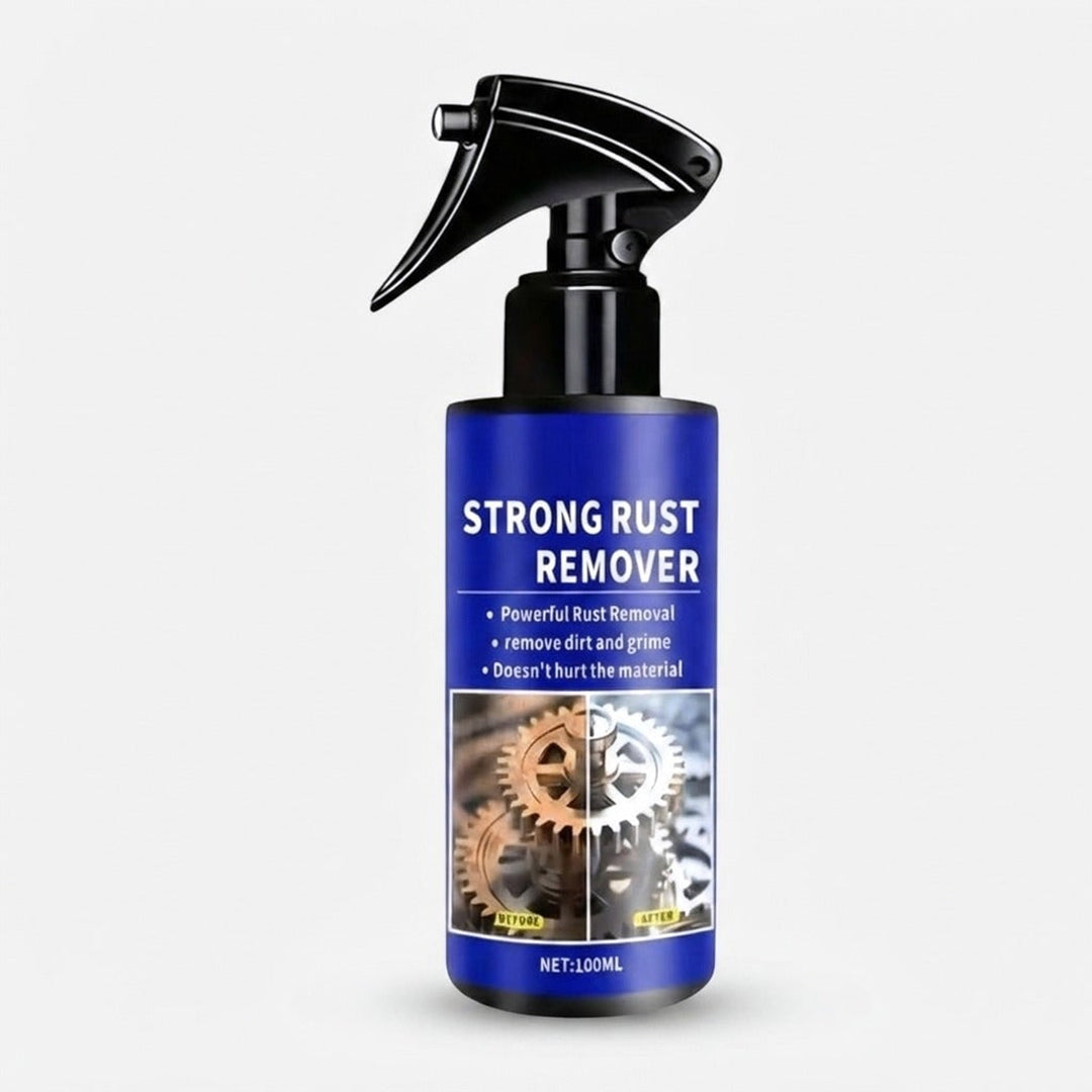 Rust Remover Spray For Metal Fast-Acting Cleaner Liquid Formula In Blue And Black Bottle - Image 9