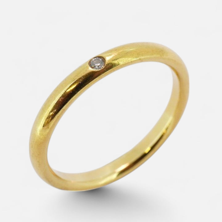 Celzoir | Women's Open Ring Crystal Heritage Style Gold