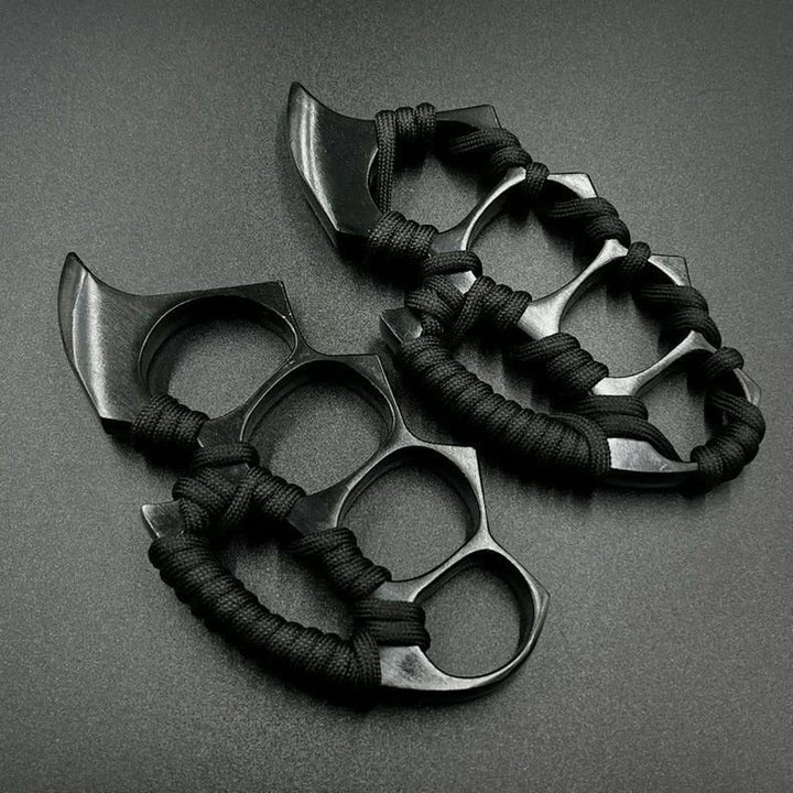 Self Defense Tactical Grip Force Tool Black Paracord Wrap - Image 6