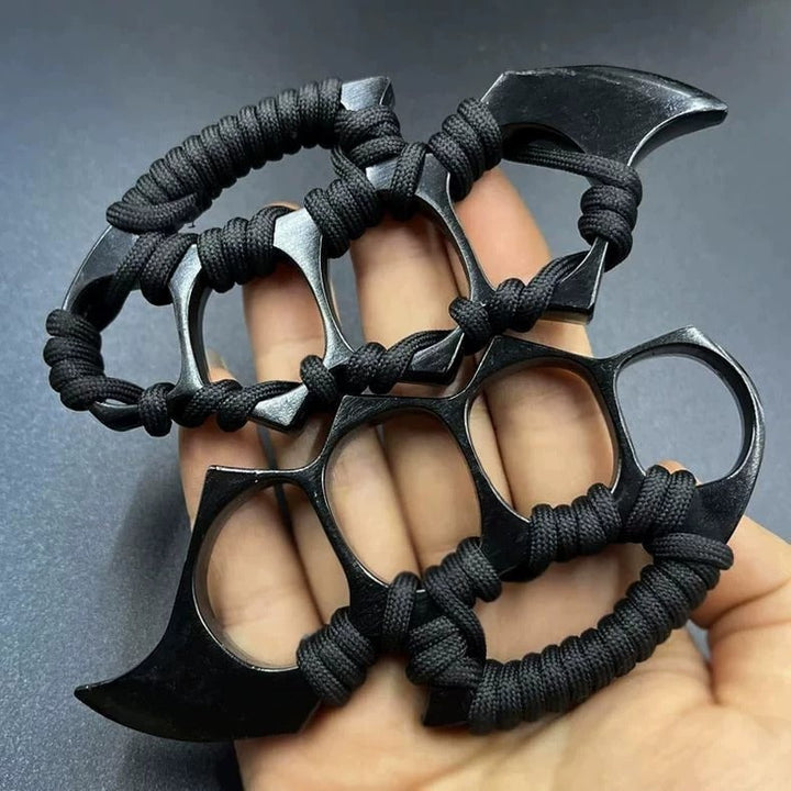 Self Defense Tactical Grip Force Tool Black Paracord Wrap - Image 7