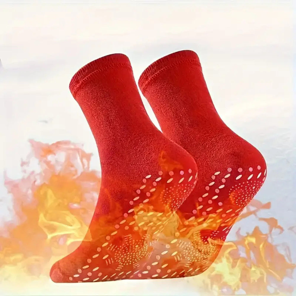 Self Heating Thermal Socks With Non-Slip Grip Soles No Batteries Required - Image 2