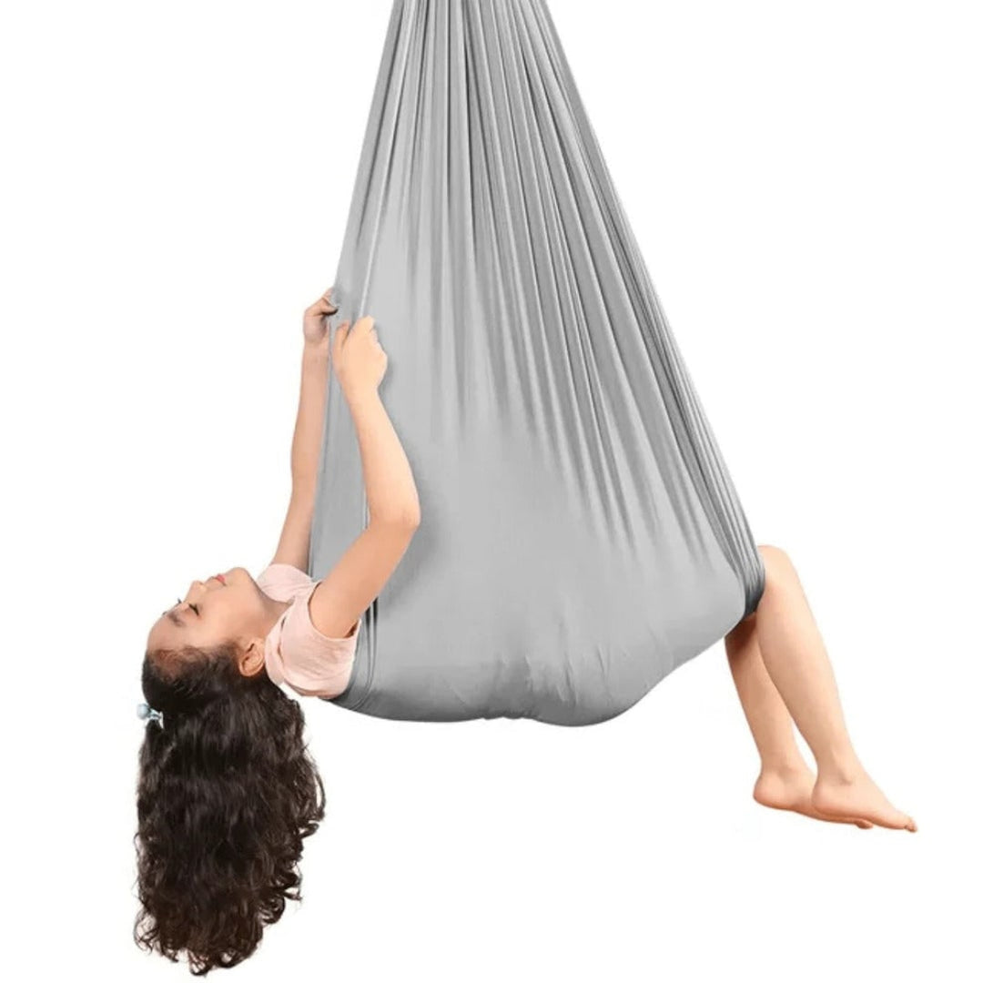 Sensory Therapy Swing Hammock Style Fabric For Kids Outdoor Indoor Use - Image 6