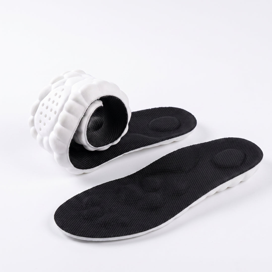 Shoe Insoles With Contoured Arch Support And Textured Foam Surface For Cushioned Comfort - Image 5