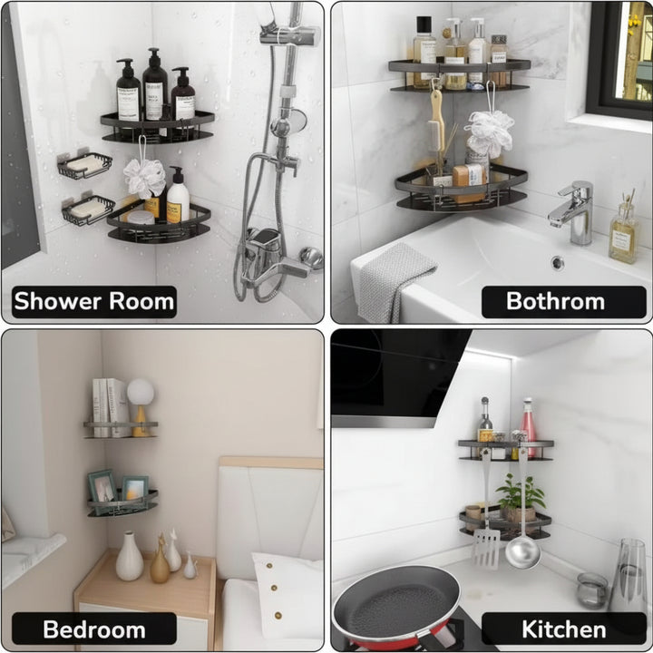 Shower Caddy Corner Shower Shelf Bathroom Organizer - Image 6