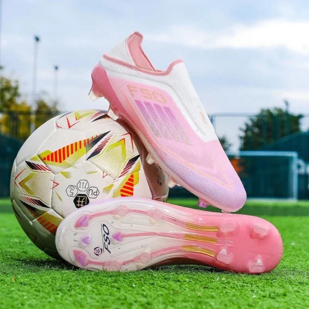 Soccer Cleats Indoor Shoes Football Boots Slip-On - Image 1