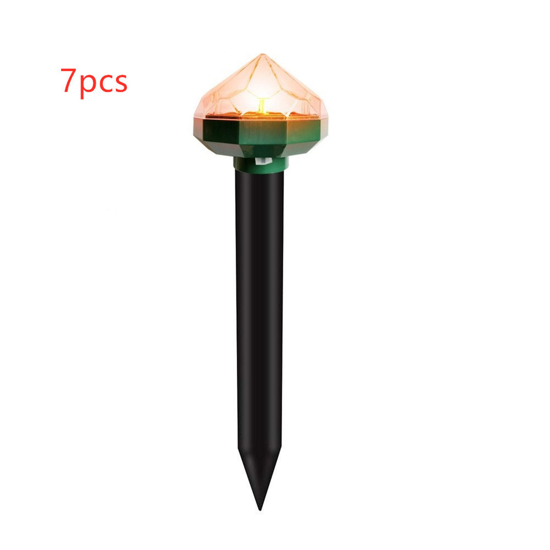 Solar Animal Repeller Ultrasonic Pest Control Stake Outdoor Rodent Deterrent For Lawn Garden - Image 12