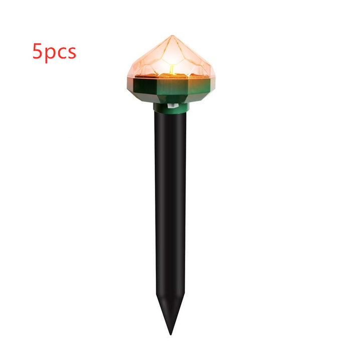 Solar Animal Repeller Ultrasonic Pest Control Stake Outdoor Rodent Deterrent For Lawn Garden - Image 14
