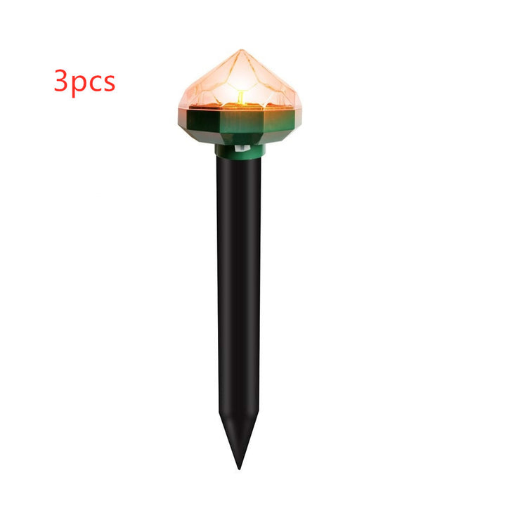 Solar Animal Repeller Ultrasonic Pest Control Stake Outdoor Rodent Deterrent For Lawn Garden - Image 13