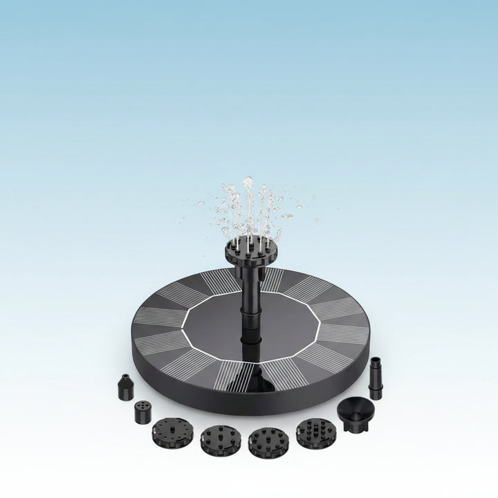 Solar Fountain Pump Outdoor Decor Garden Water Feature - Image 6