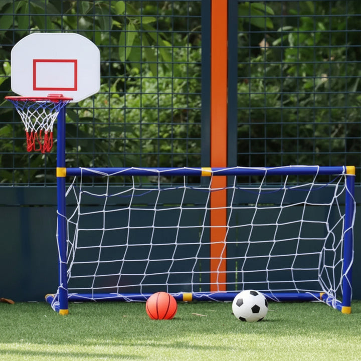 Sports Toy Set Soccer and Basketball Games Outdoor Fun - Image 2