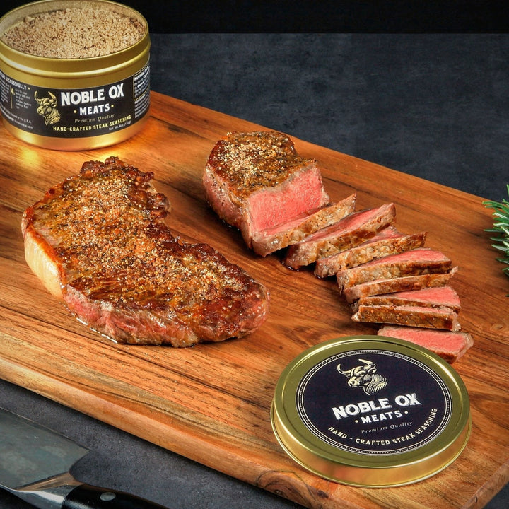 Steak Seasoning For Burger & Meat Rub Handcrafted Blend In Gold Black Tin - Image 5