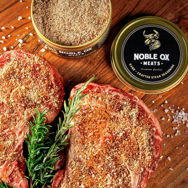 Steak Seasoning For Burger & Meat Rub Handcrafted Blend In Gold Black Tin - Image 6