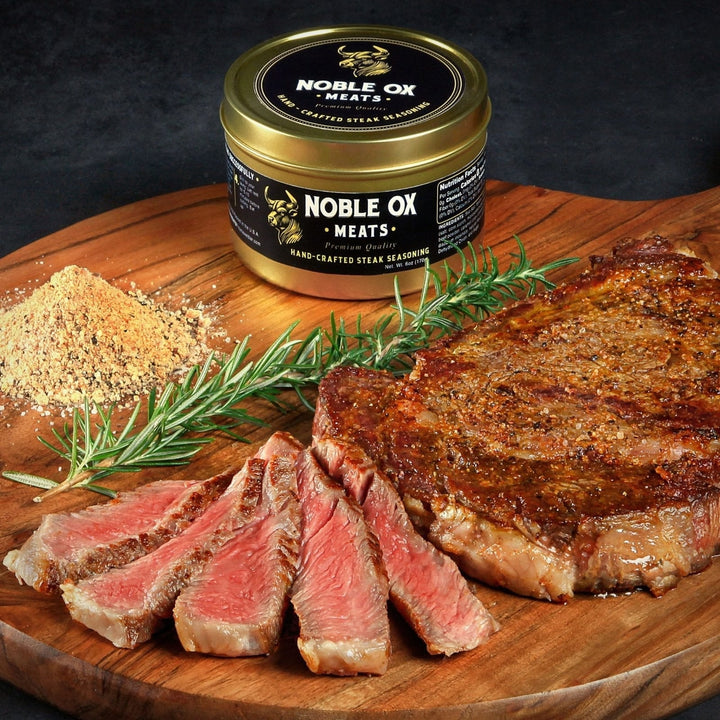 Steak Seasoning For Burger & Meat Rub Handcrafted Blend In Gold Black Tin - Image 7