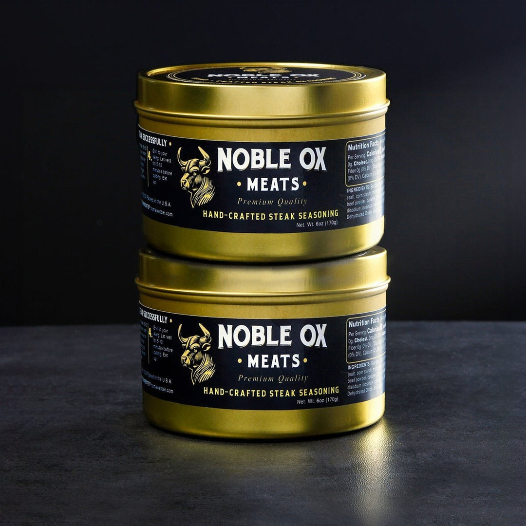 Steak Seasoning For Burger & Meat Rub Handcrafted Blend In Gold Black Tin - Image 9