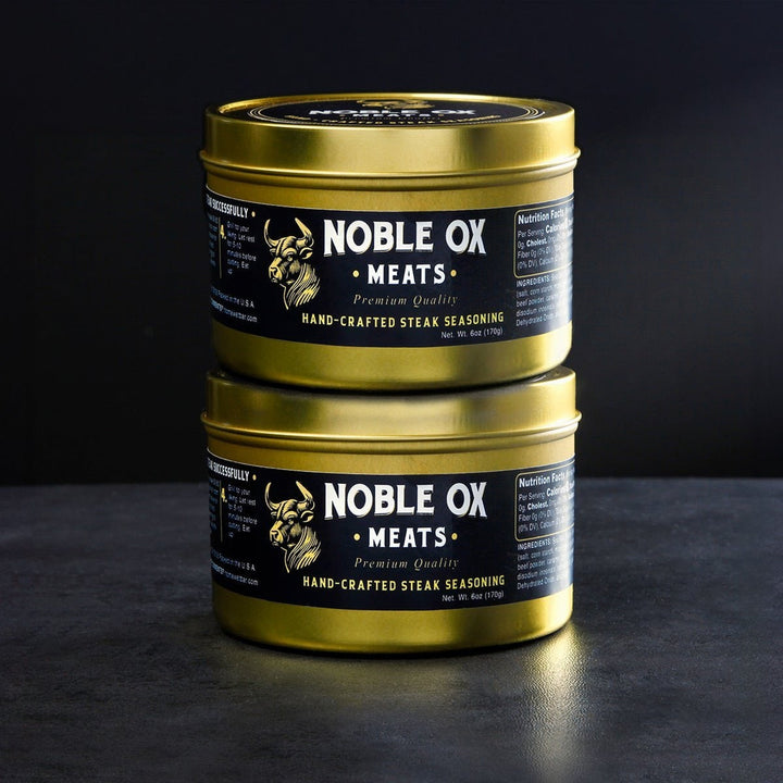 Steak Seasoning For Burger & Meat Rub Handcrafted Blend In Gold Black Tin - Image 9