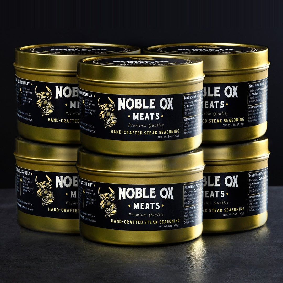 Steak Seasoning For Burger & Meat Rub Handcrafted Blend In Gold Black Tin - Image 10