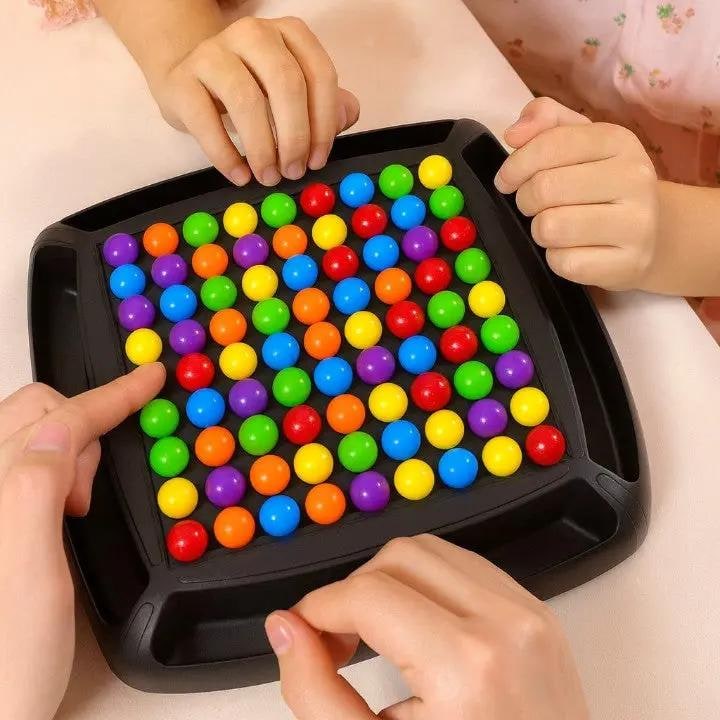 Strategy Board Game Colorful Ball Logic For Family Concentration Educational Plastic Tray - Image 1
