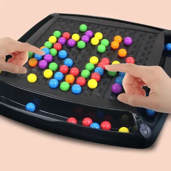 Strategy Board Game Colorful Ball Logic For Family Concentration Educational Plastic Tray - Image 6