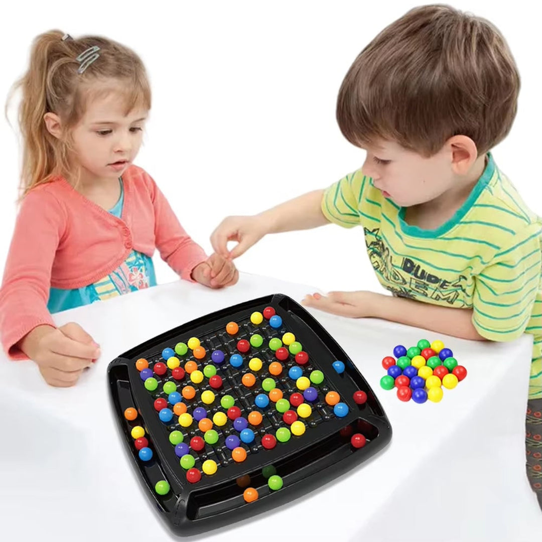 Strategy Board Game Colorful Ball Logic For Family Concentration Educational Plastic Tray - Image 3