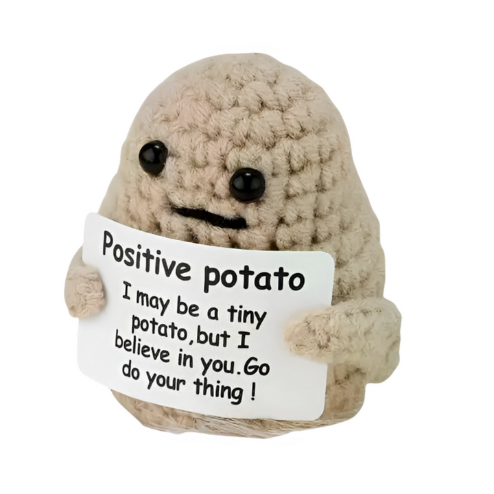 Stuffed Animal Plush Toy Handmade Cute Positive Potato - Image 3