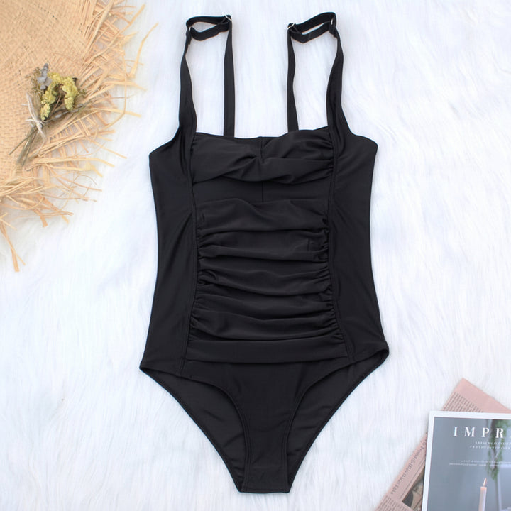 Badeanzug Damen Bauchkontrolle Push Up Figurformend
