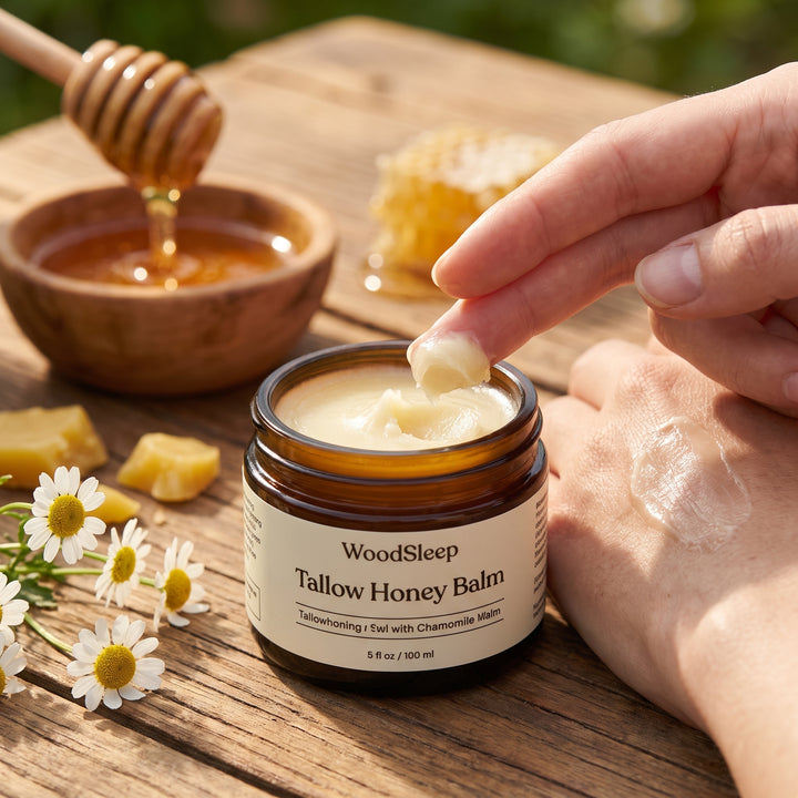 Tallow Honey Balm With Grass-Fed Beef For Natural Skin Care And Moisturizing - Image 2