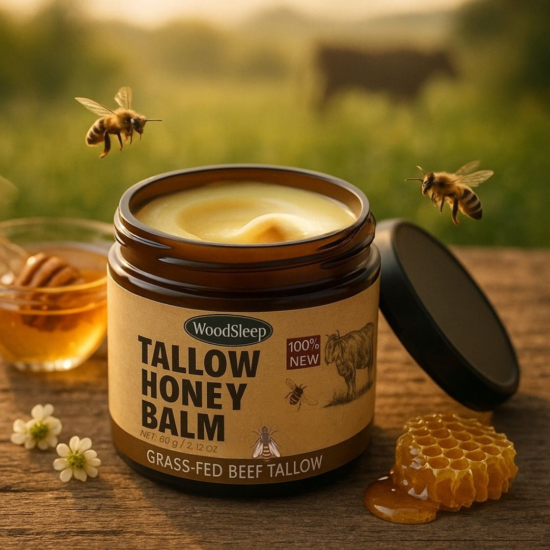 Tallow Honey Balm With Grass-Fed Beef For Natural Skin Care And Moisturizing - Image 4