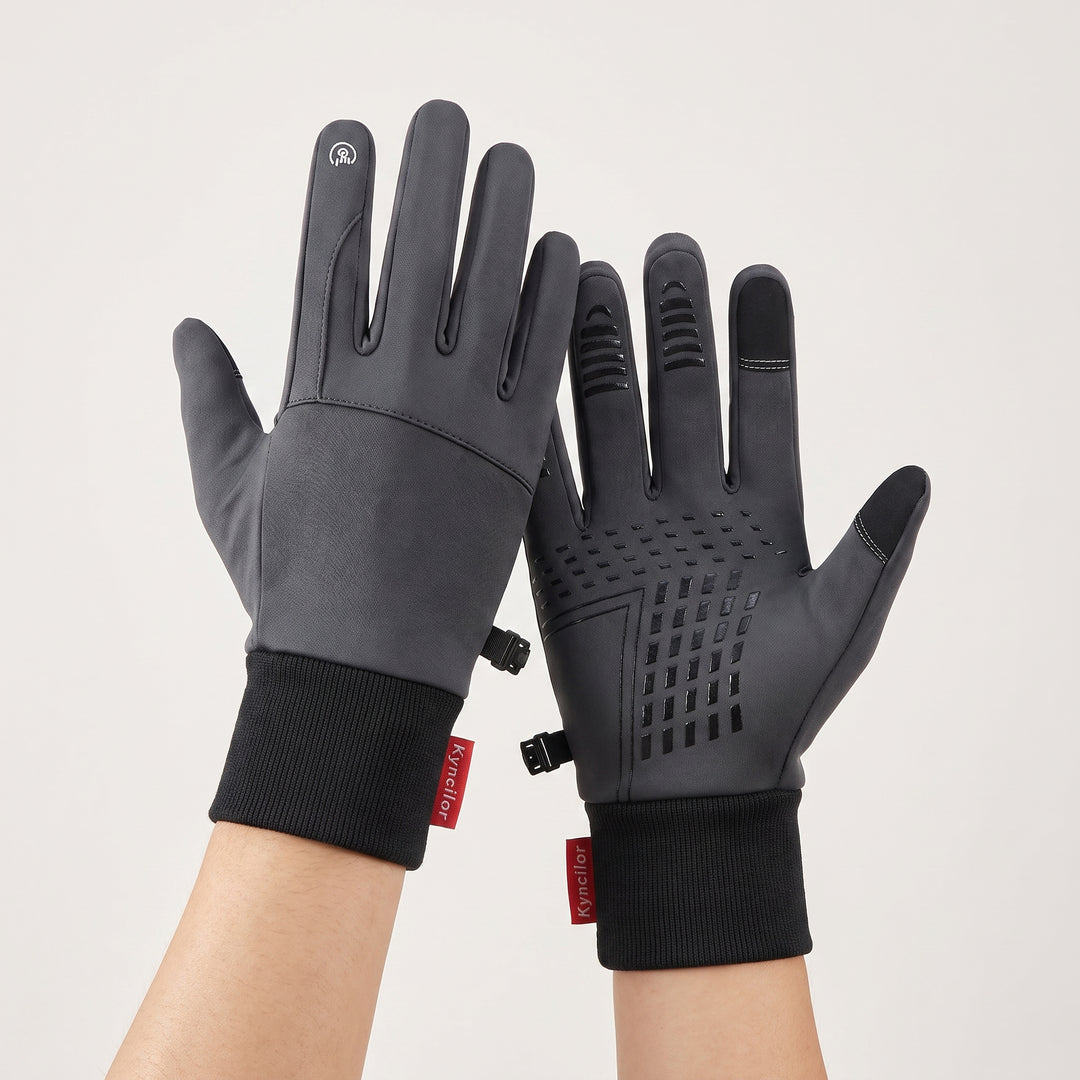 Thermal Gloves Winter Warm Touch Screen Cycling Soft Velvet Lining Full Finger Unisex - Image 11