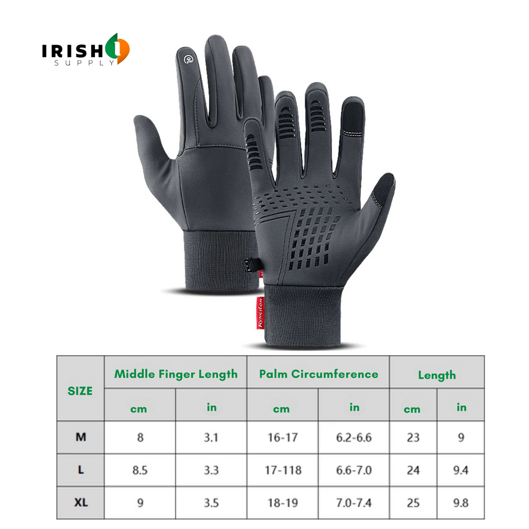 Thermal Gloves Winter Warm Touch Screen Cycling Soft Velvet Lining Full Finger Unisex - Image 12