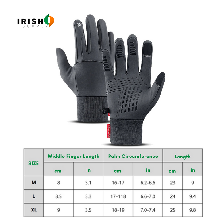 Thermal Gloves Winter Warm Touch Screen Cycling Soft Velvet Lining Full Finger Unisex - Image 12