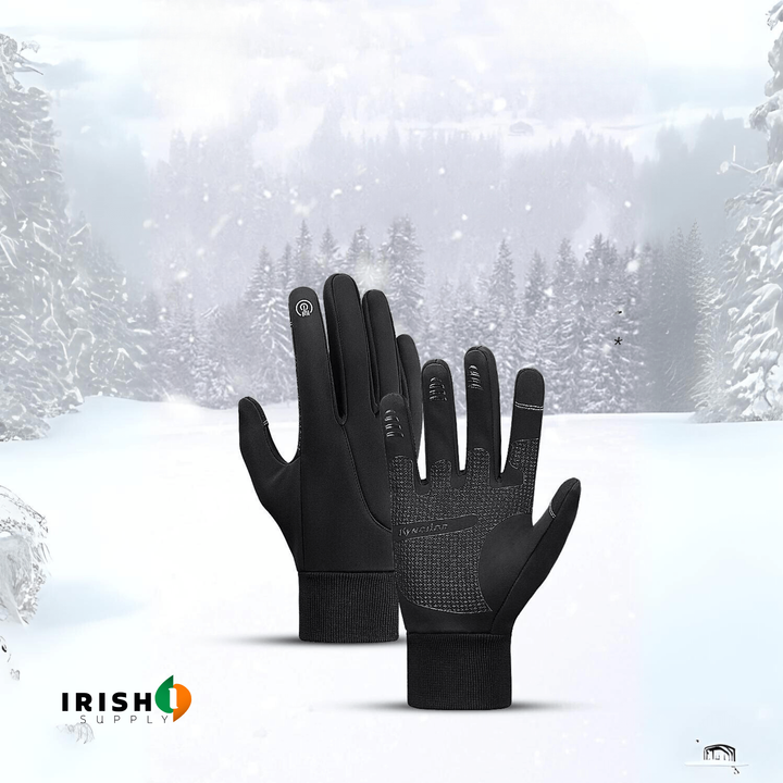 Thermal Gloves Winter Warm Touch Screen Cycling Soft Velvet Lining Full Finger Unisex - Image 2