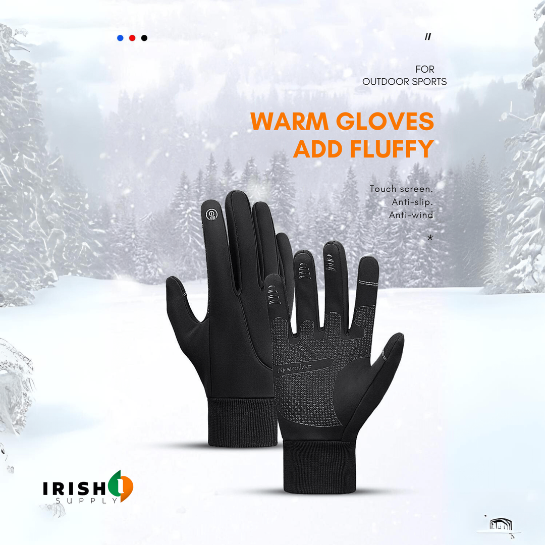 Thermal Gloves Winter Warm Touch Screen Cycling Soft Velvet Lining Full Finger Unisex - Image 8