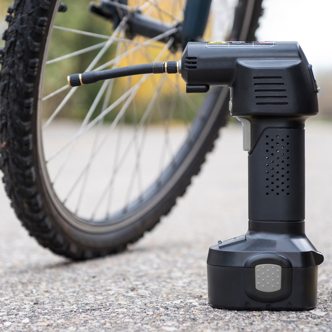 Tire Inflator Portable Air Compressor Car With Detachable Battery Pack Charger - Image 4