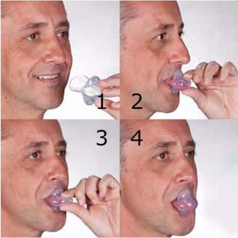 Tongue Stabilizing Device Clear Silicone Anti Snoring Solution Mouthpiece - Image 3