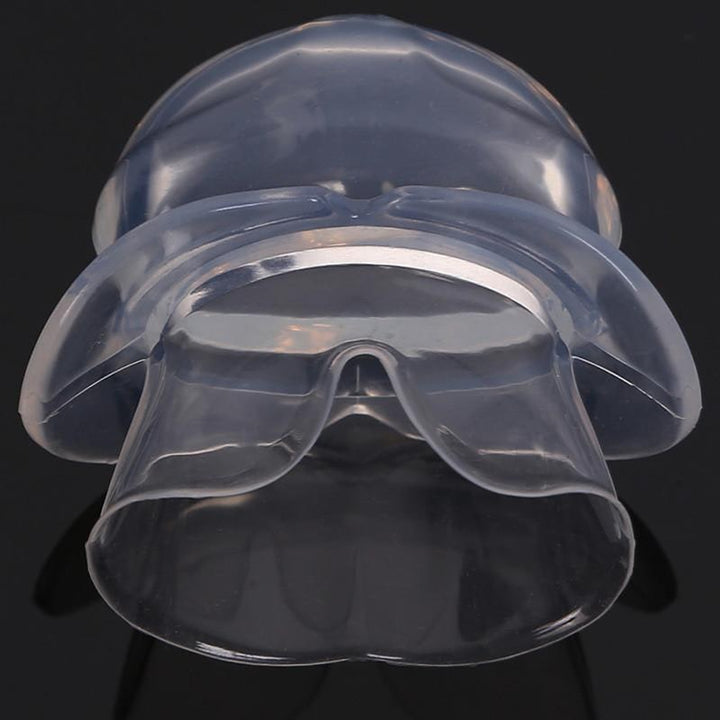 Tongue Stabilizing Device Clear Silicone Anti Snoring Solution Mouthpiece - Image 1