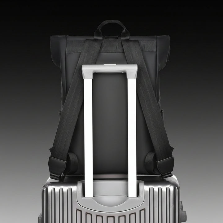 Travel Backpack Waterproof Laptop Backpack Roll-Top Safety - Image 2