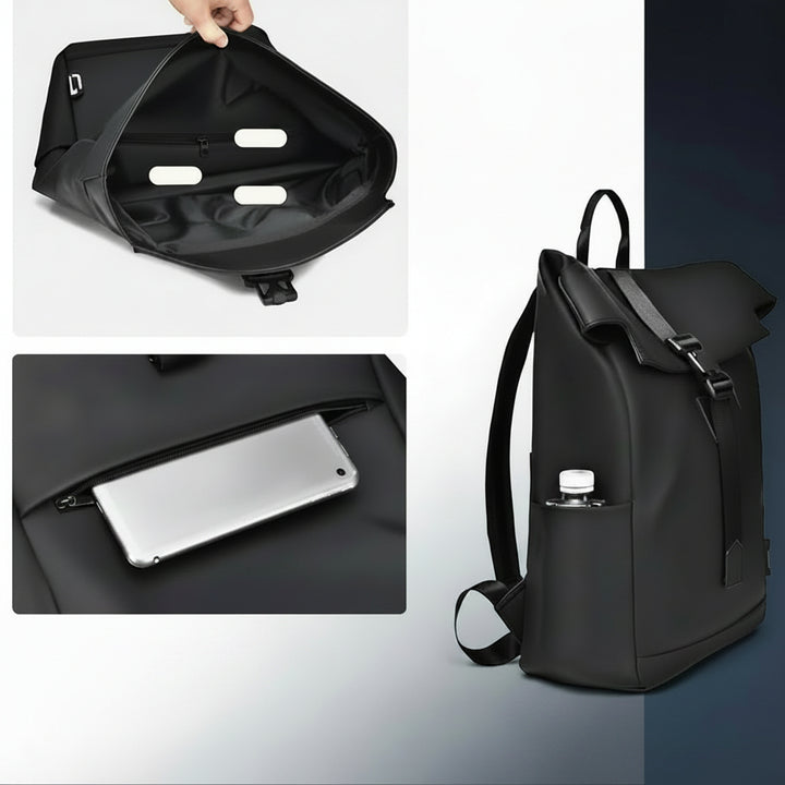 Travel Backpack Waterproof Laptop Backpack Roll-Top Safety - Image 5