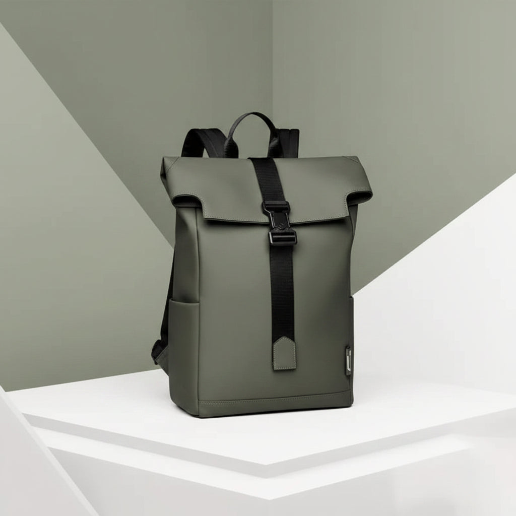 Travel Backpack Waterproof Laptop Backpack Roll-Top Safety - Image 8