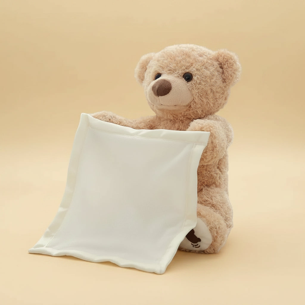 Tummy Time Toy Interactive Plush Toy Rattle Mirror Activity - Image 4