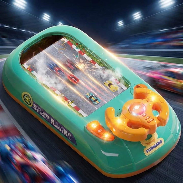Kids Racing Game Toy Interactive Steering Wheel Driving Challenge