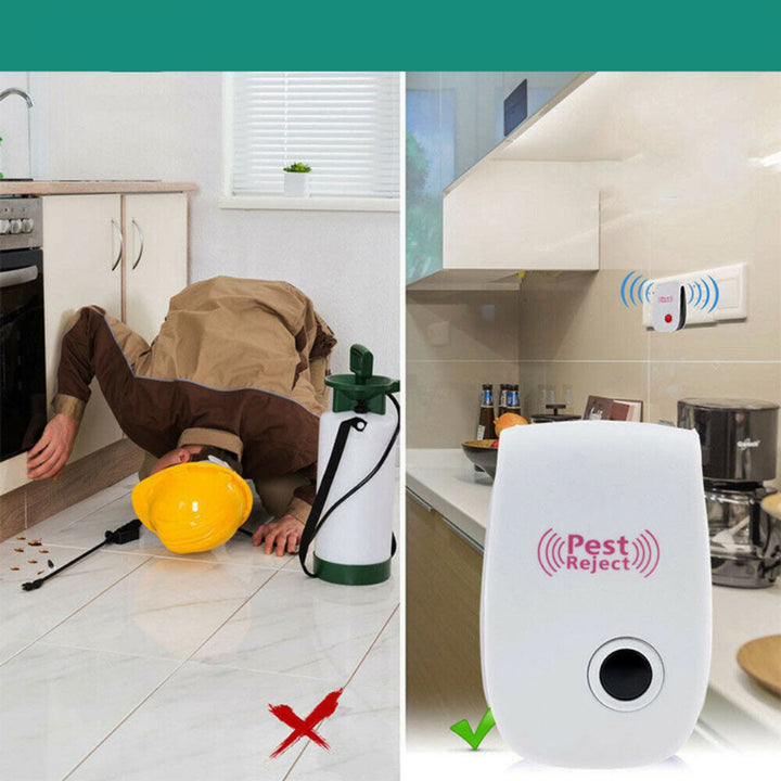 Ultrasonic Pest Repeller Electronic Control Insect Indoor Plug-In Home Repellent - Image 6