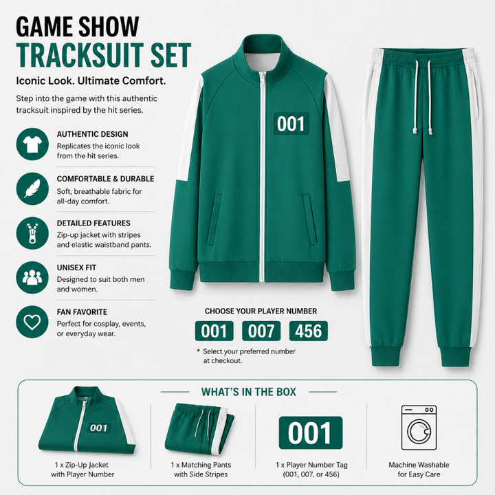 Unisex Cosplay Set Costume Parties and Events Game Show - Image 5