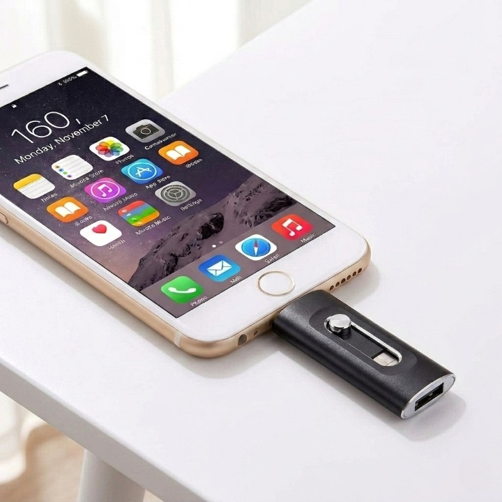 Usb Flash Drive Iphone Lightning Memory Stick External Storage Photo Video - Image 10