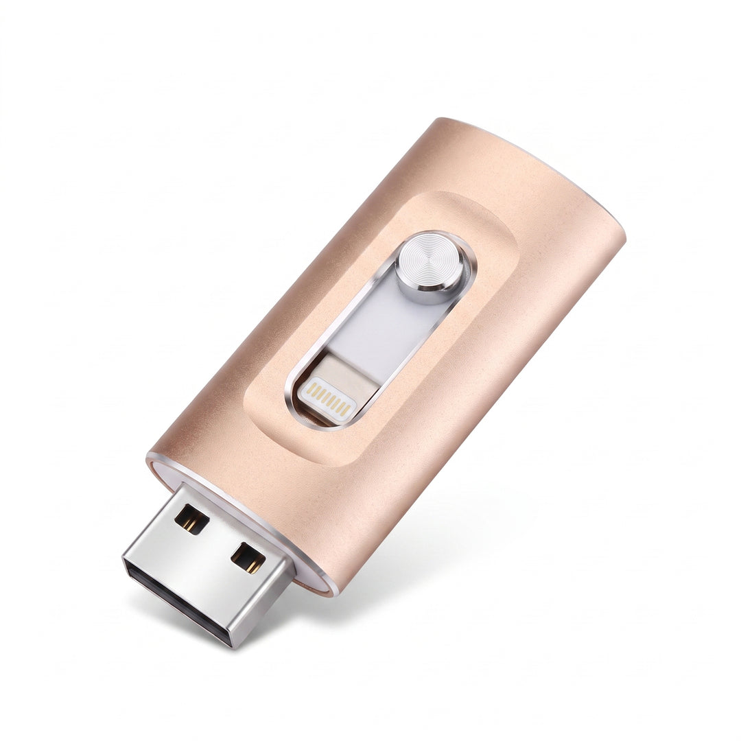 Usb Flash Drive Iphone Lightning Memory Stick External Storage Photo Video - Image 8