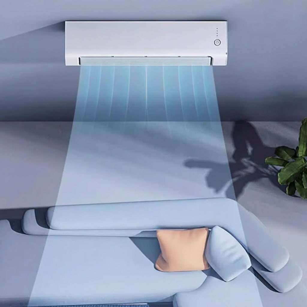 Wall Mounted Portable Air Conditioner Cooling Fan Compact Design - Image 2