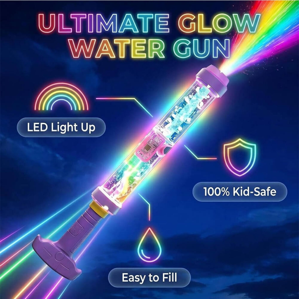 Water Gun Blaster Toy LED Light-Up Fun - Image 4