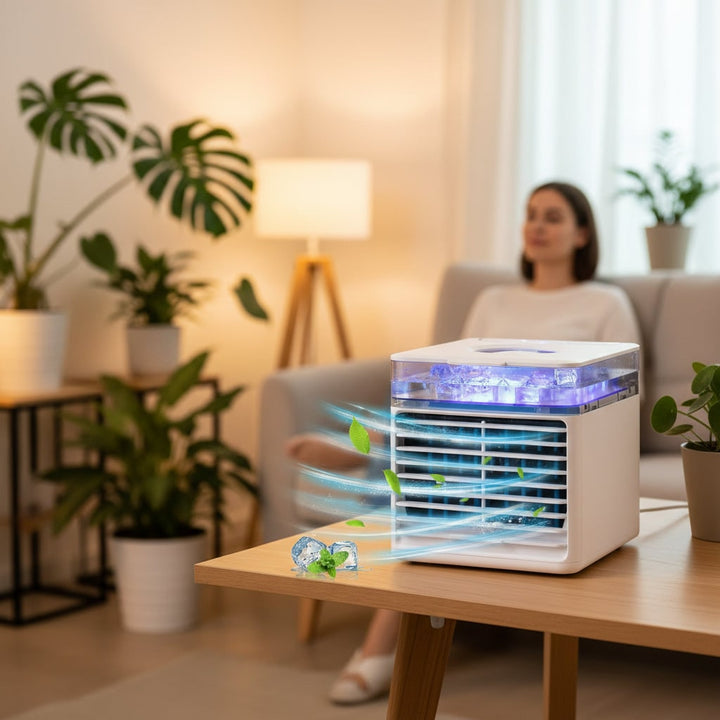 Water Tank Portable Air Conditioner Energy Efficient Compact - Image 1