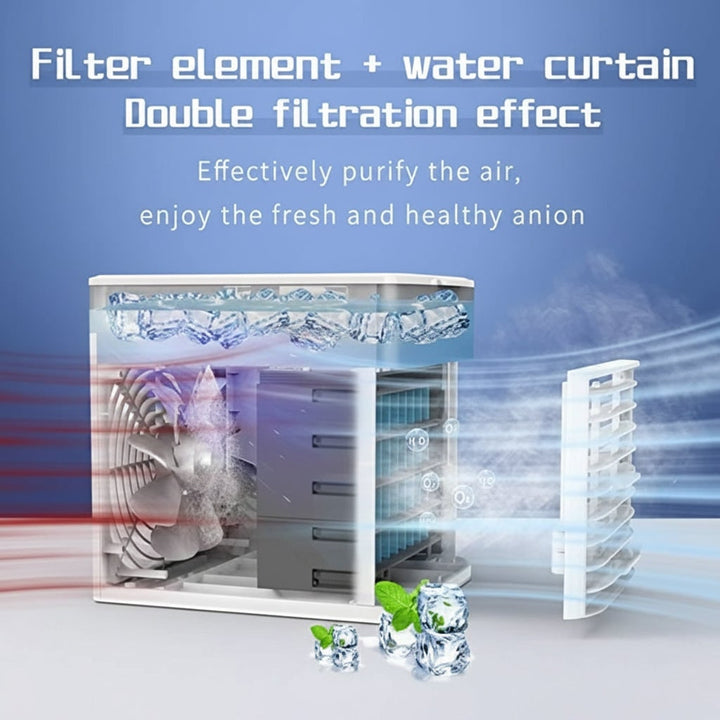 Water Tank Portable Air Conditioner Energy Efficient Compact - Image 2